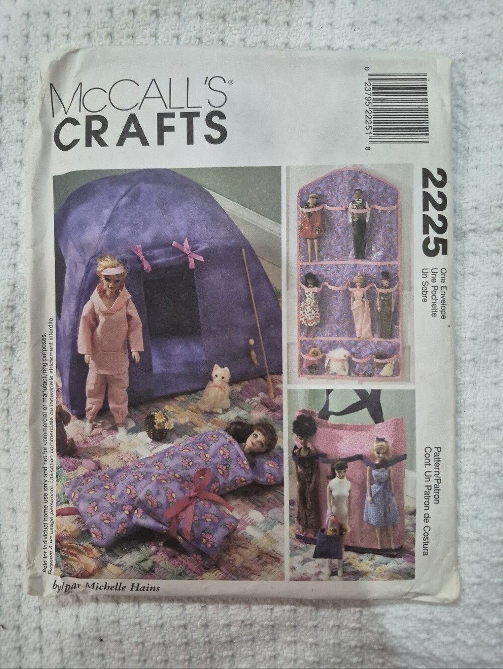 McCall's Crafts Fashion Barbie Dolls Organizers & Accessory Sewing Pattern